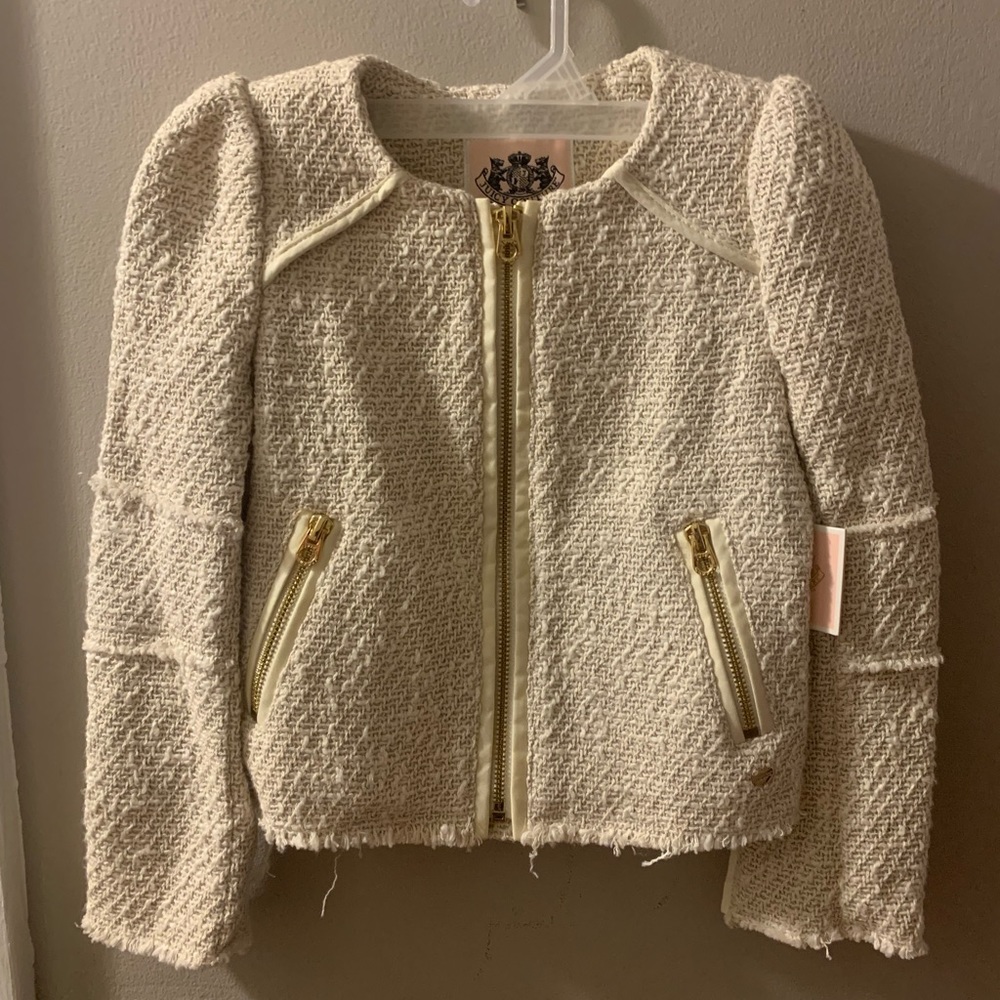 NWT - Juicy Couture Kids Tweed Blazer - Size: 4/5
